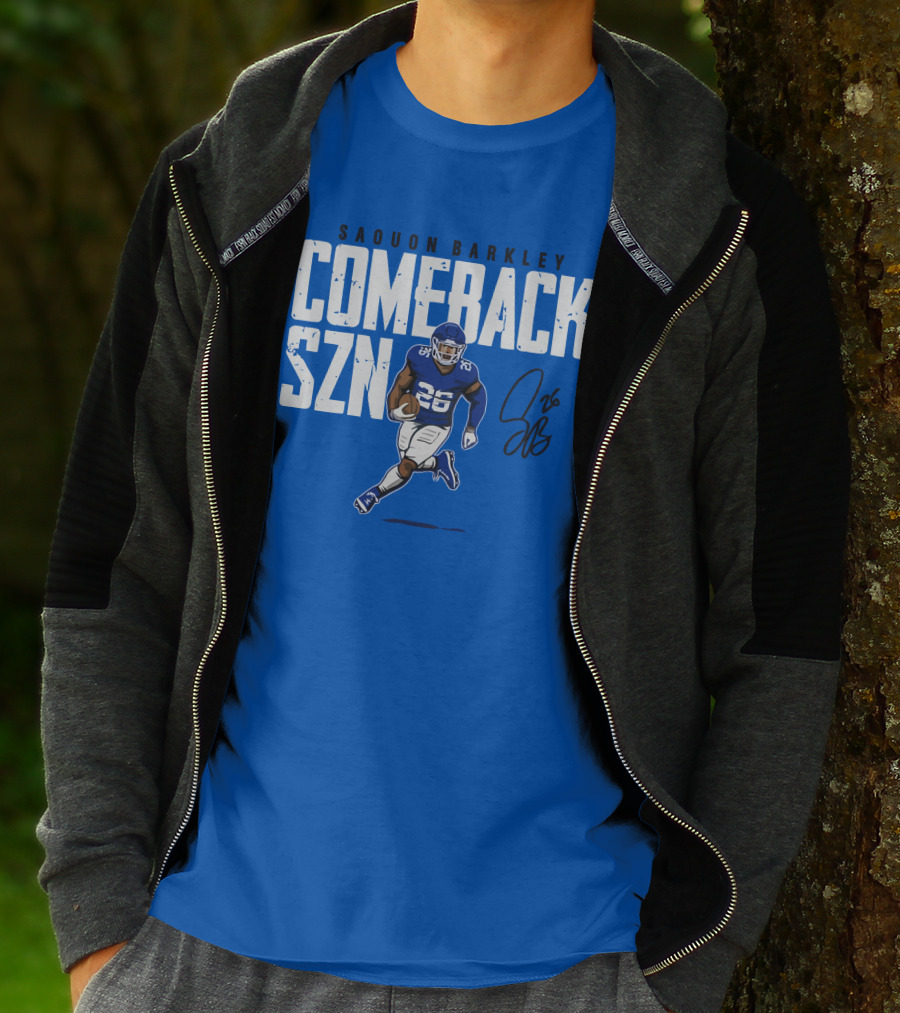 Saquon Barkley Comeback SZN 26 Football T-Shirt