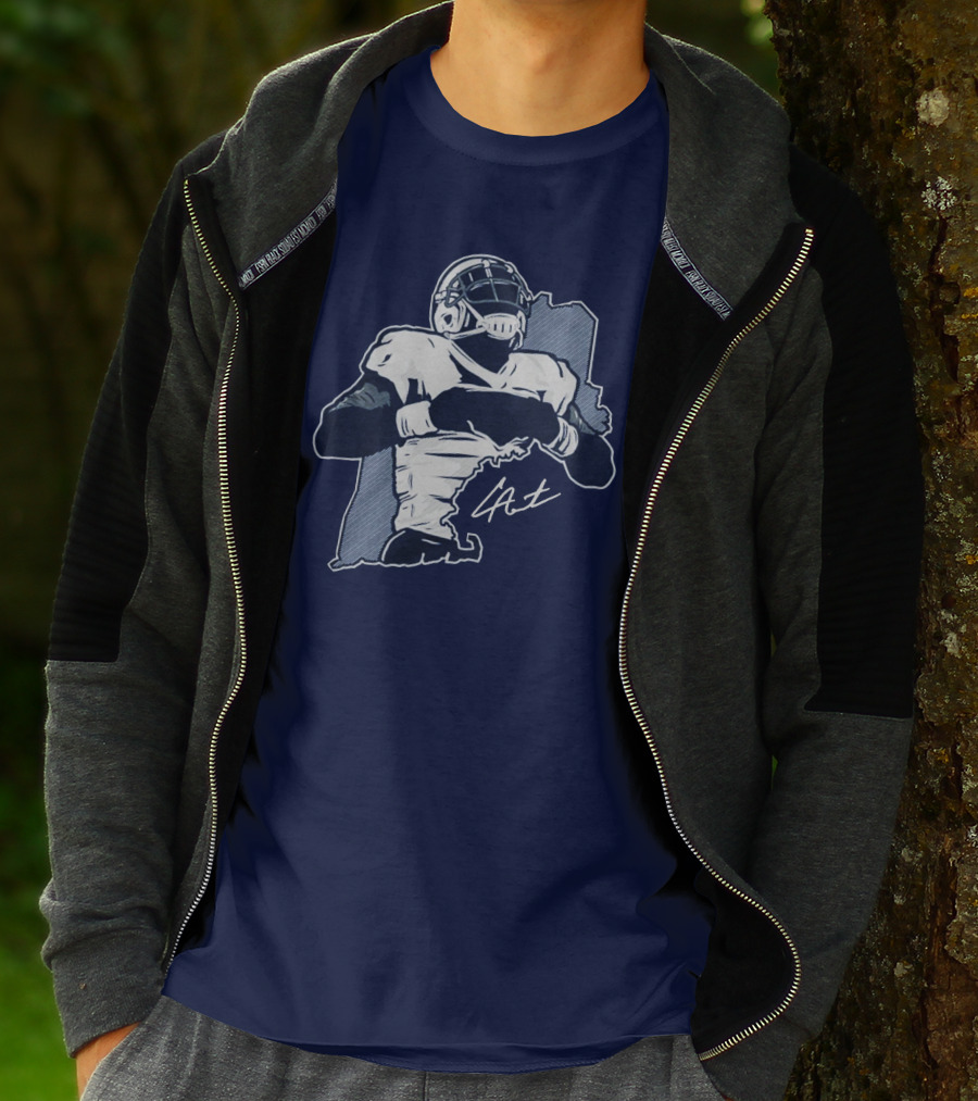 Cam Newton Celebration Football Player Signature Pose T-Shirt
