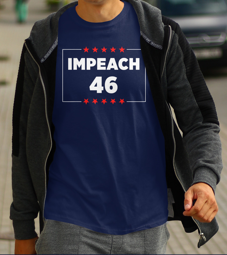 Impeach 46 Stars And Box T-Shirt