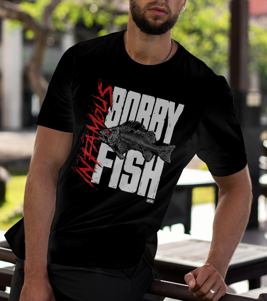 Bobby Fish Infamous AEW Red Star T-Shirt