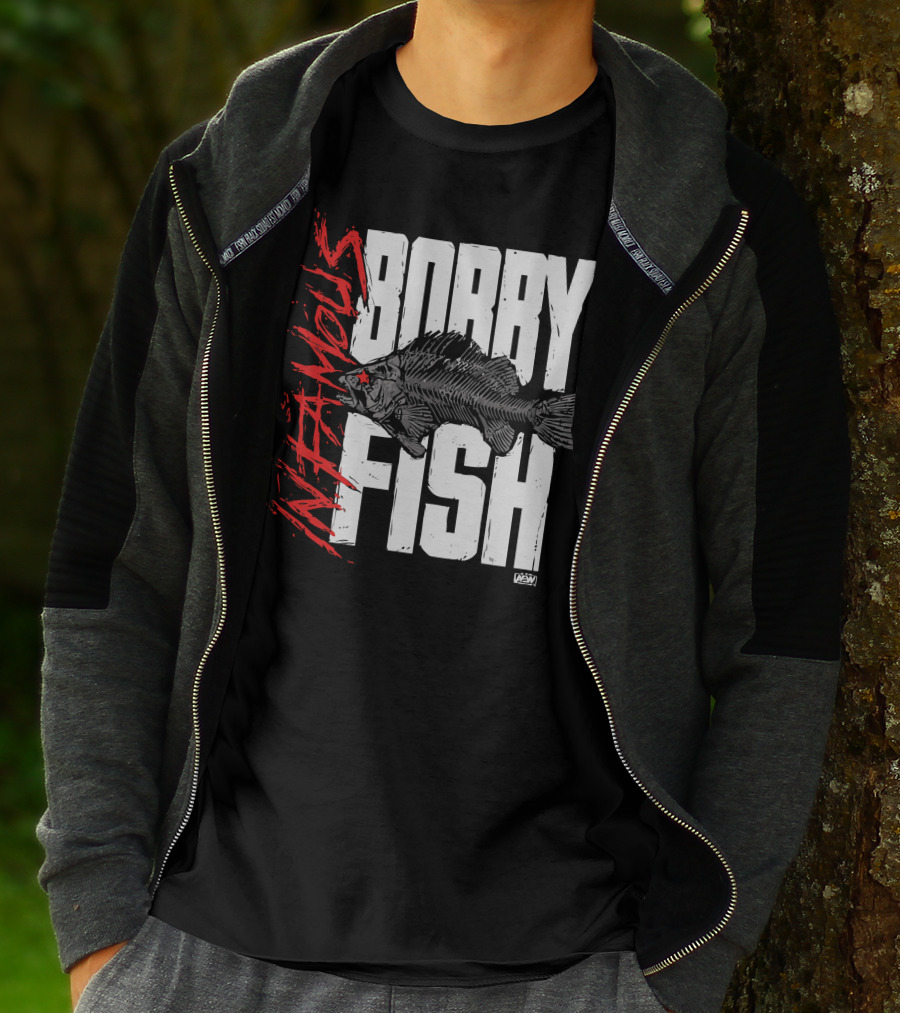 Bobby Fish Infamous AEW Red Star T-Shirt