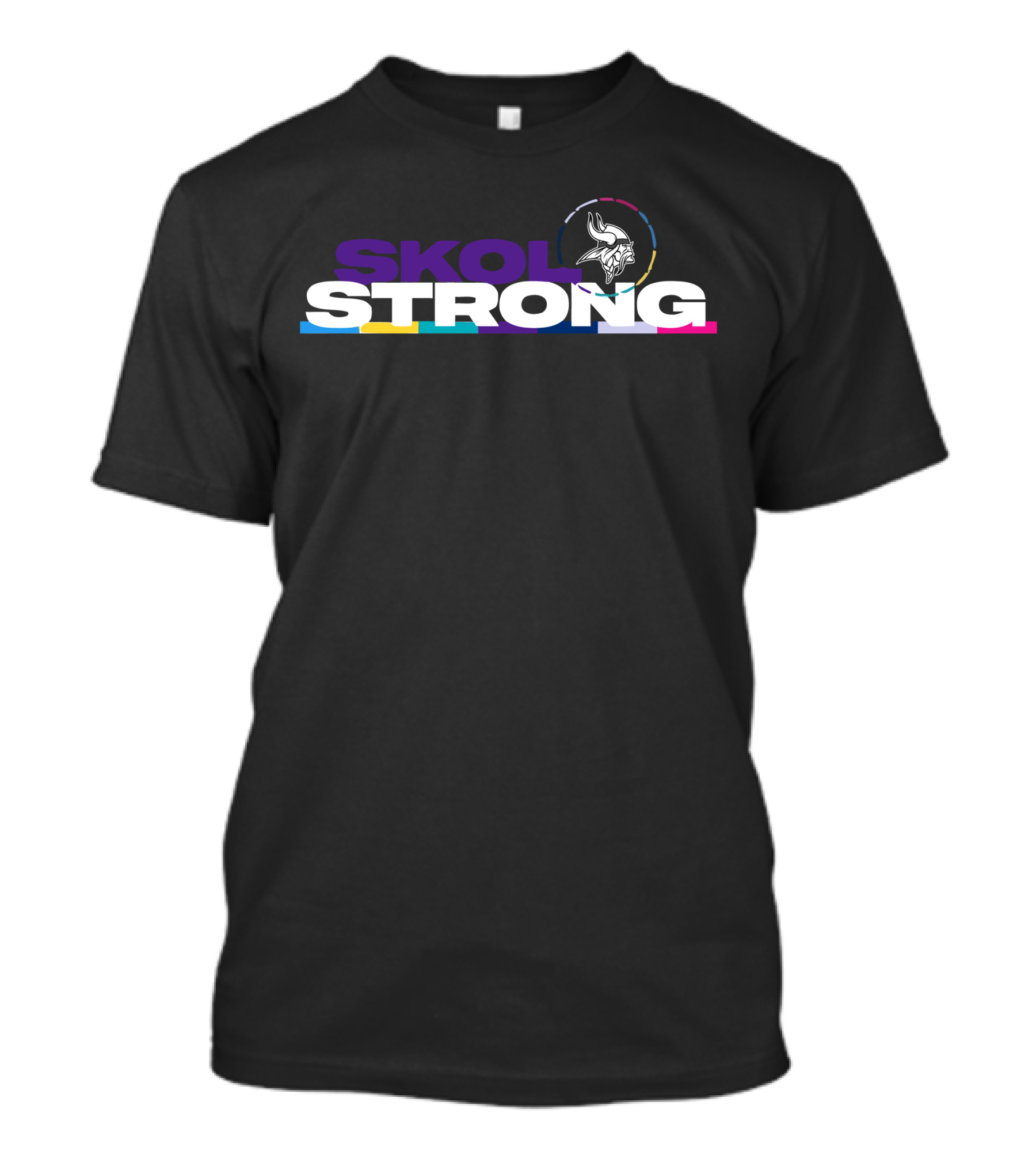 SKOL STRONG Viking Helmet Football Pride T-Shirt
