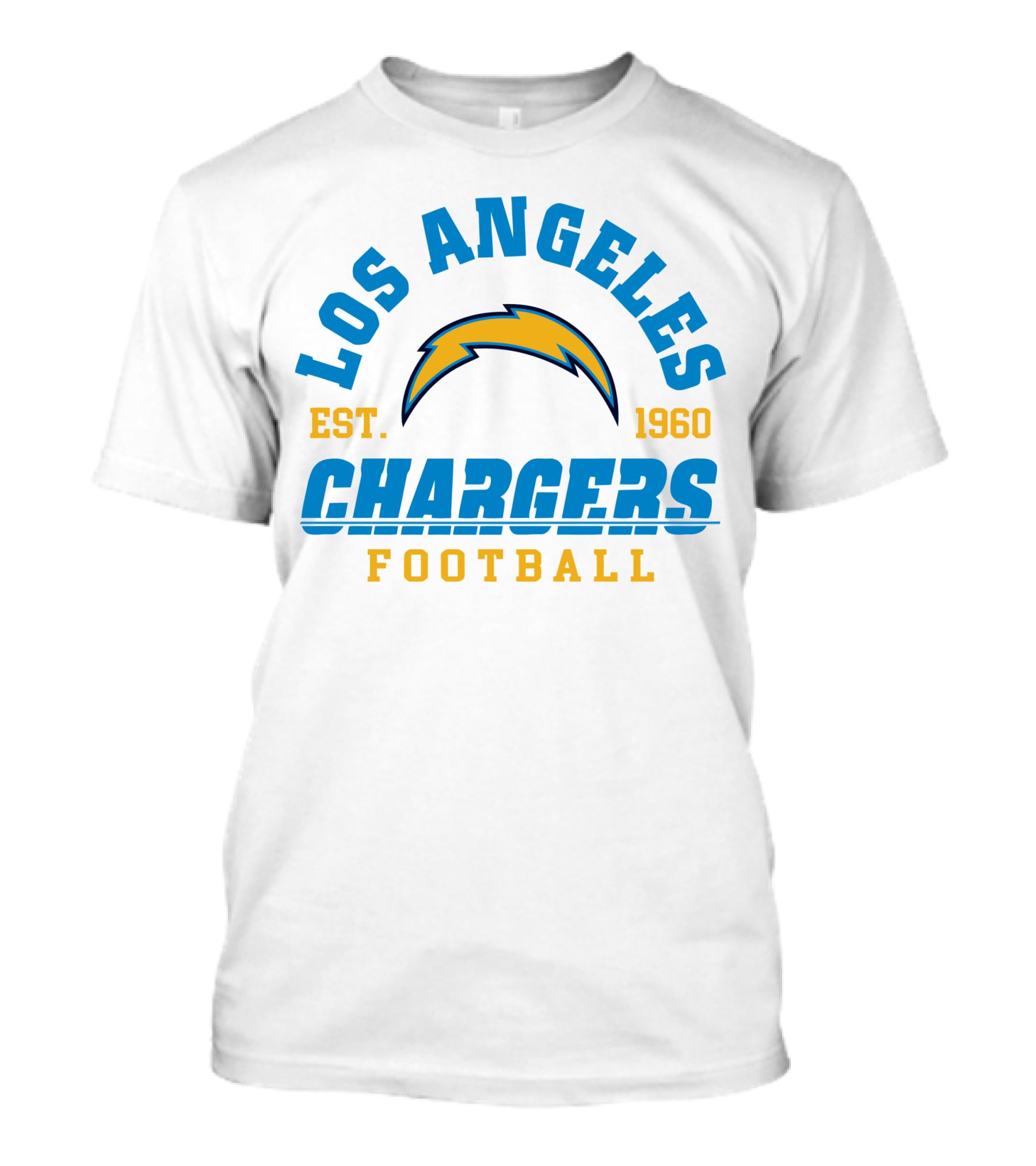 Los Angeles Chargers Est. 1960 Football T-Shirt