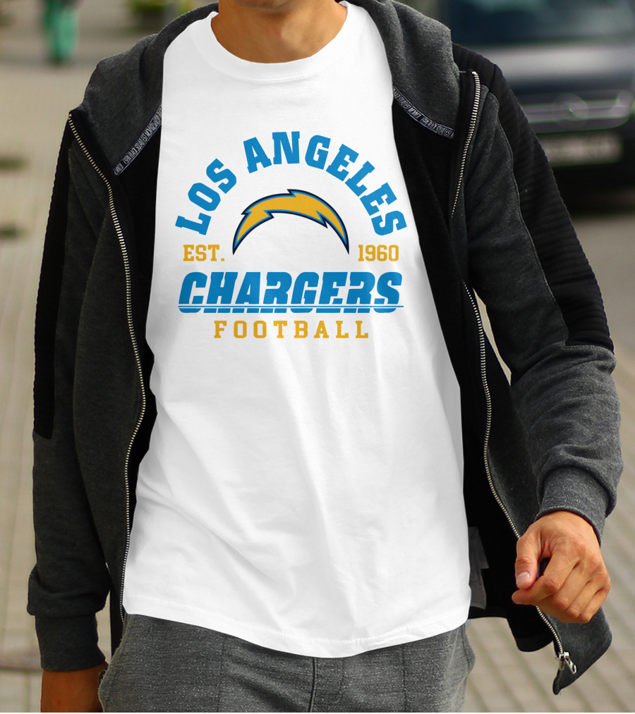 Los Angeles Chargers Est. 1960 Football T-Shirt