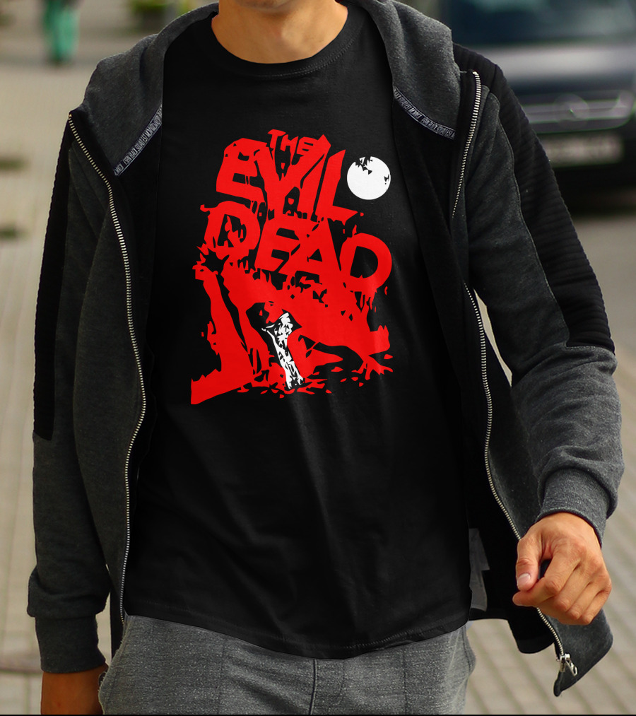 The Evil Dead Red Axe Moon T-Shirt