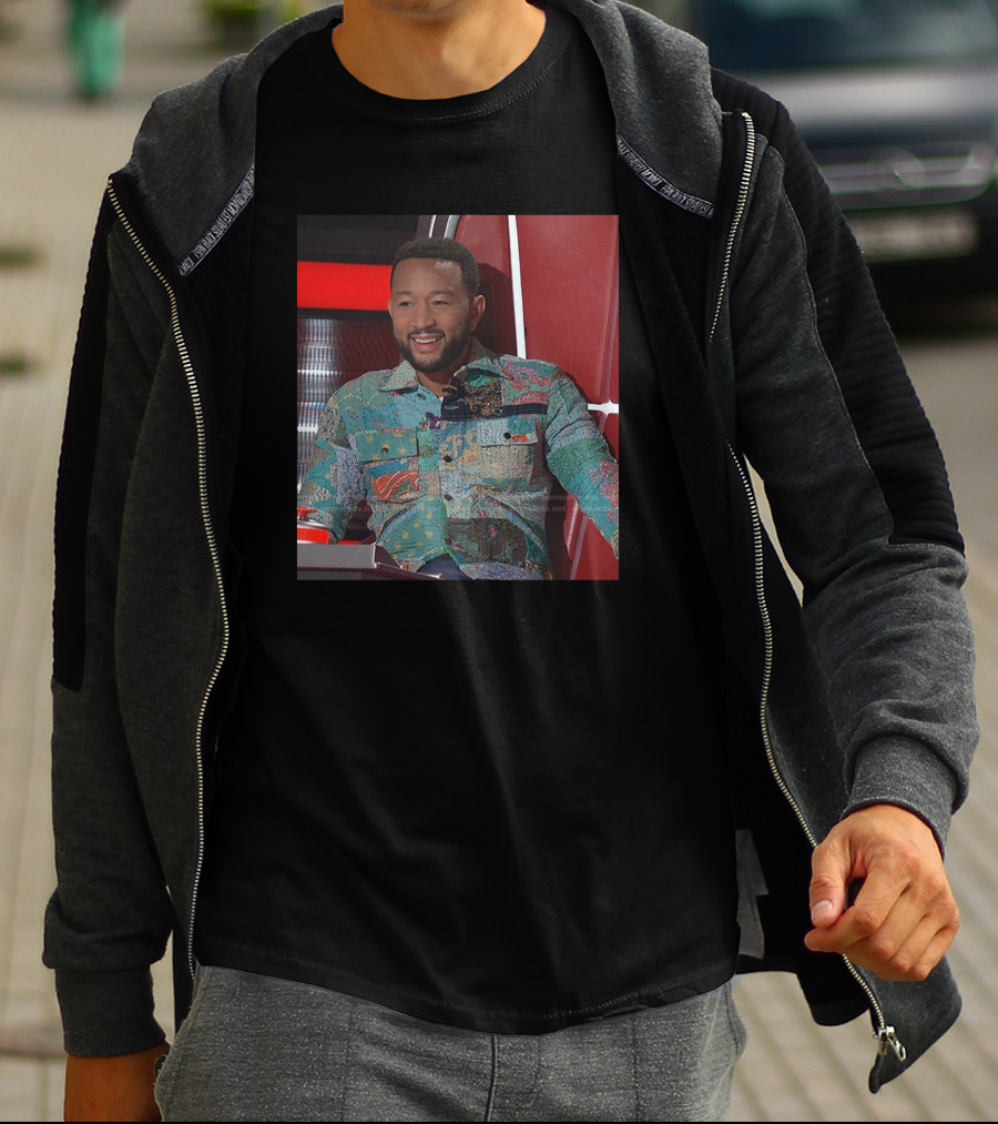 John Legend Patchwork Style On The Voice T-Shirt