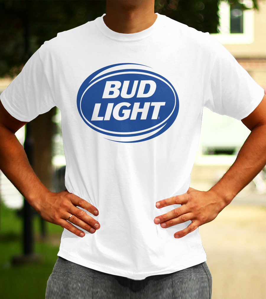 Bud Light Classic Blue Oval T-Shirt