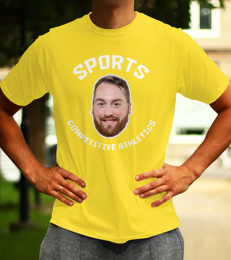 SPORTS COMPETITIVE ATHLETICS BEARDED FACE T-Shirt