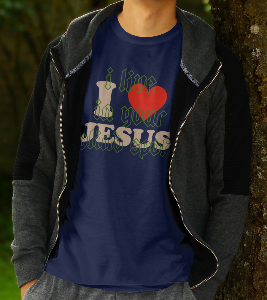 I Live In Your Blind Spot JESUS T-Shirt