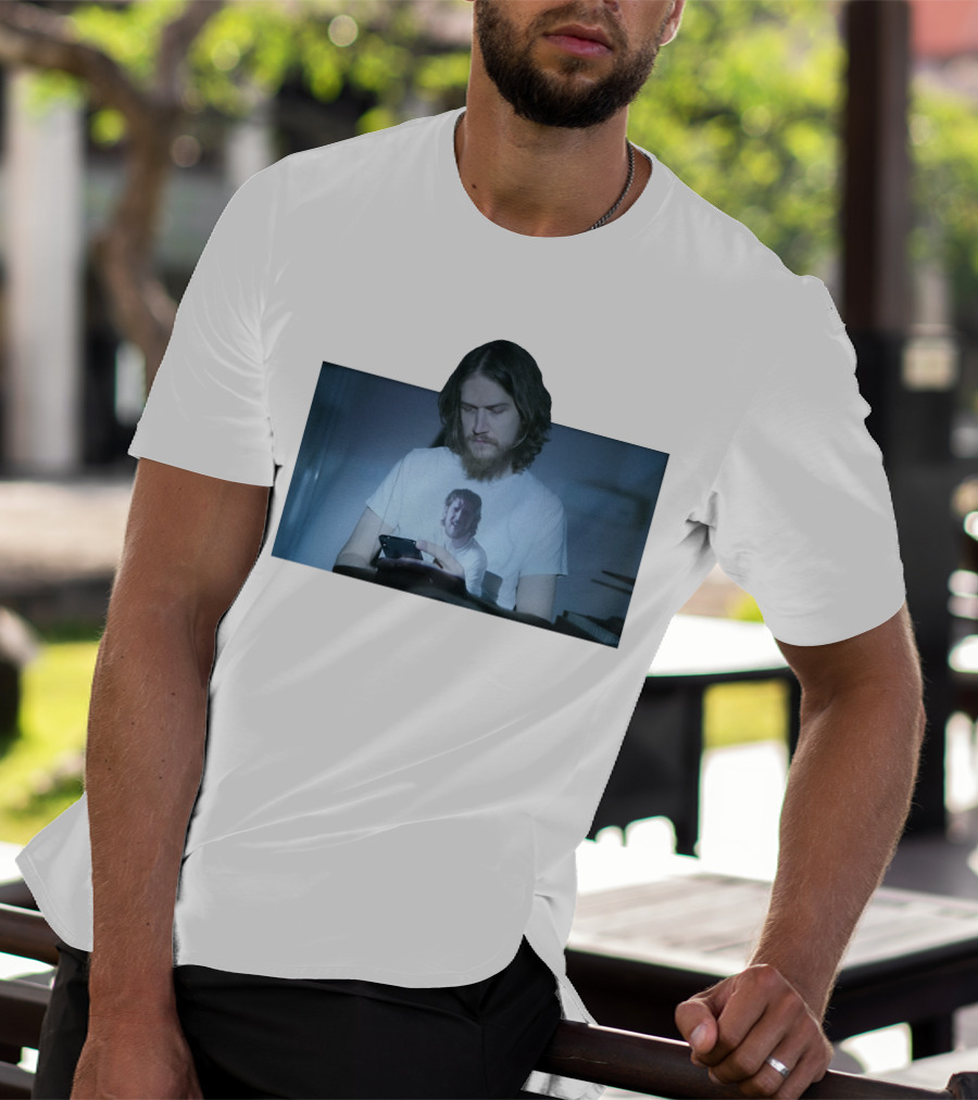 Projection Bo Burnhams White Shirt Digital Illumination T-Shirt