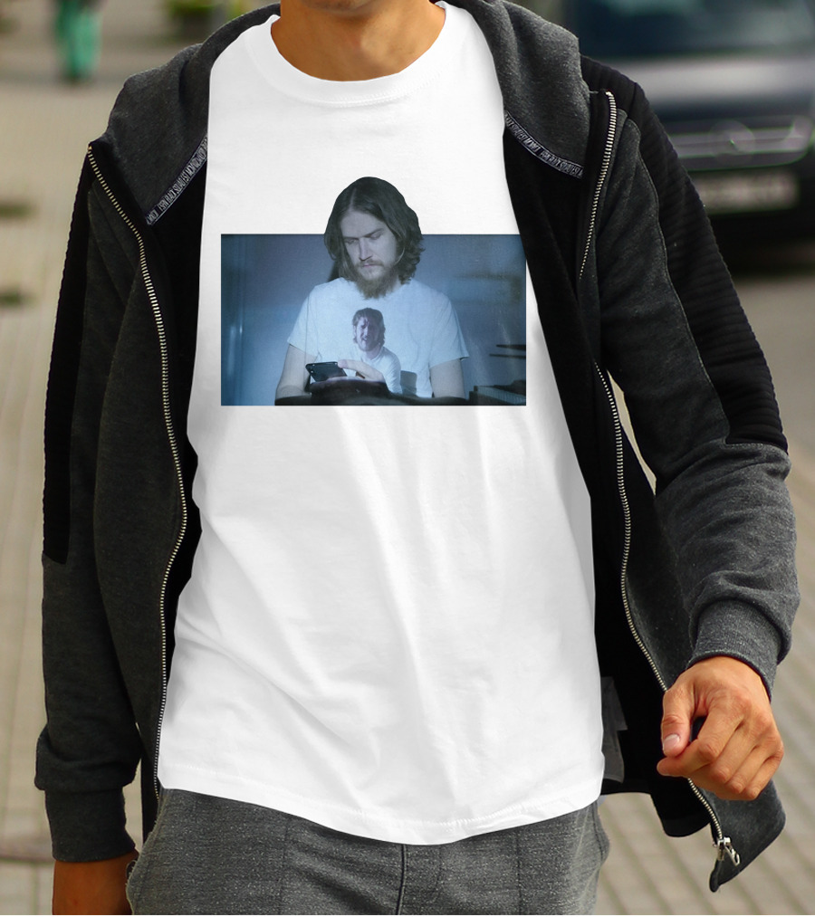 Projection Bo Burnhams White Shirt Digital Illumination T-Shirt