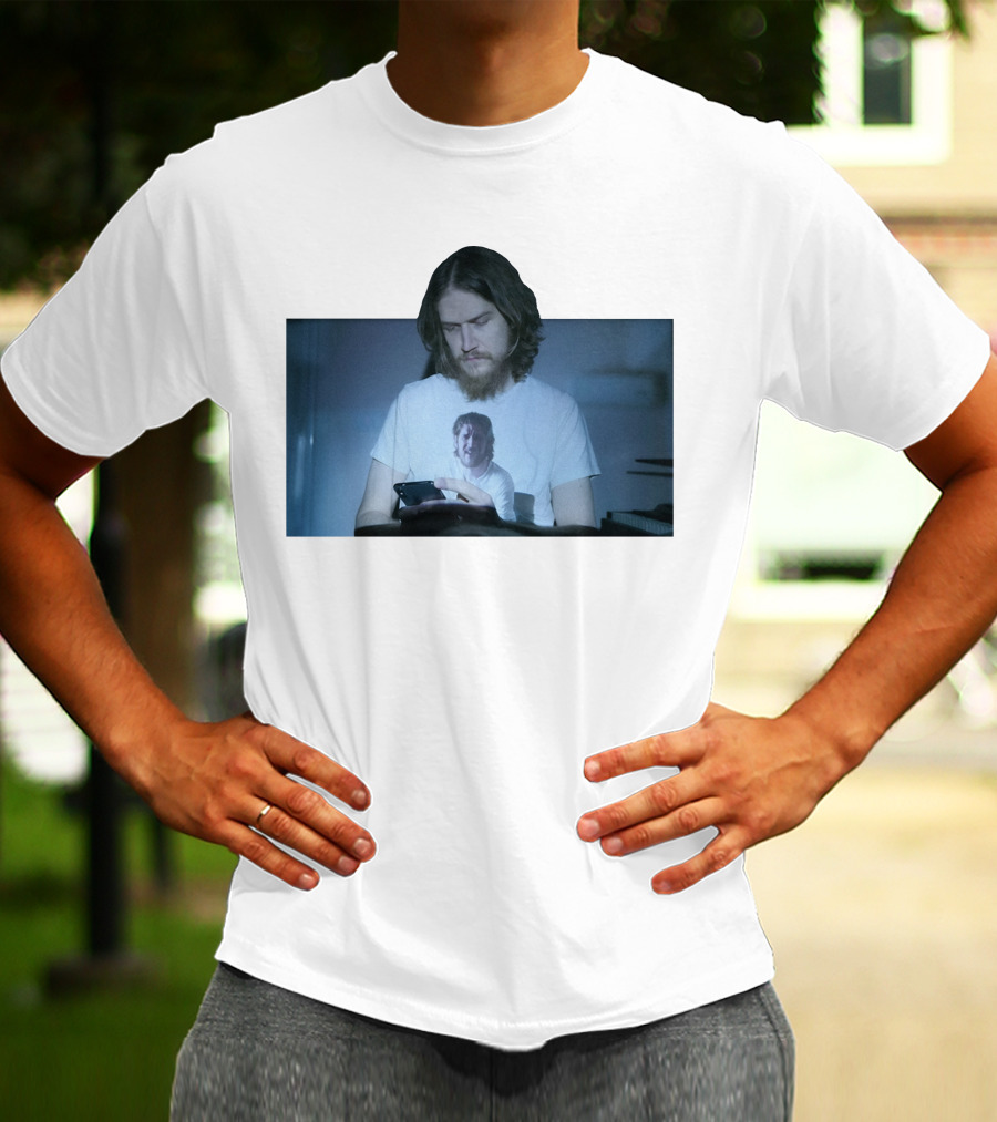 Projection Bo Burnhams White Shirt Digital Illumination T-Shirt