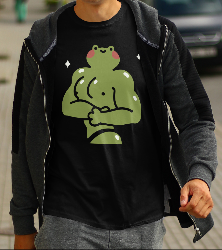 Muscular Ila Frog Con Recovery Pose T-Shirt