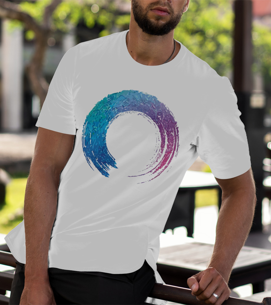 Funilab X Koan Zen Enso Circle Gradient T-Shirt