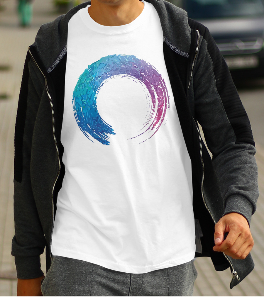Funilab X Koan Zen Enso Circle Gradient T-Shirt