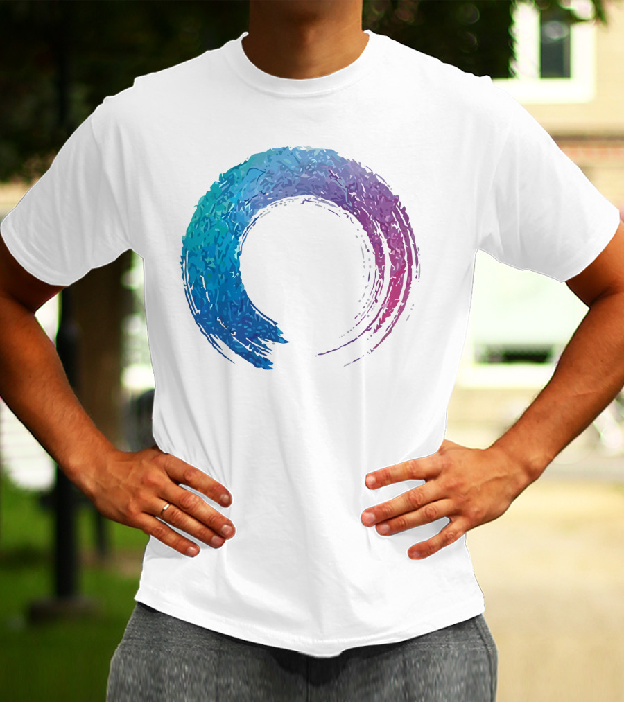Funilab X Koan Zen Enso Circle Gradient T-Shirt