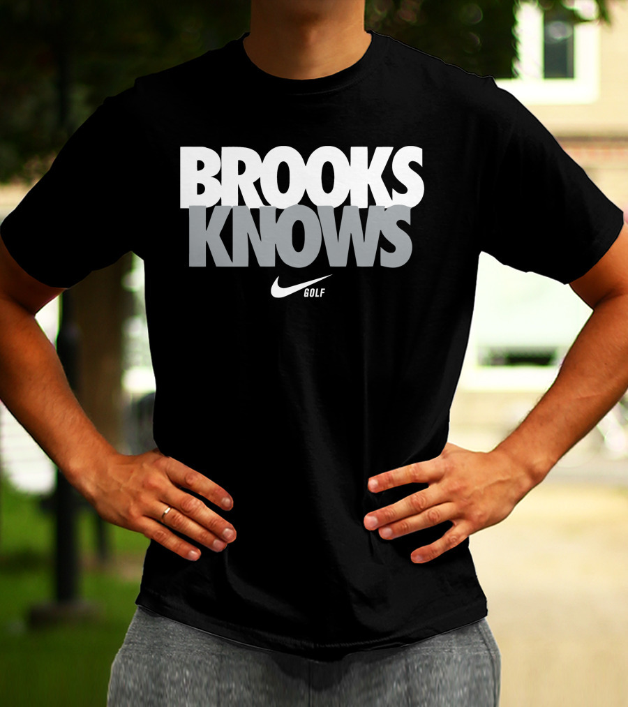 BROOKS KNOWS GOLF BROOKS KOEPKA T-Shirt