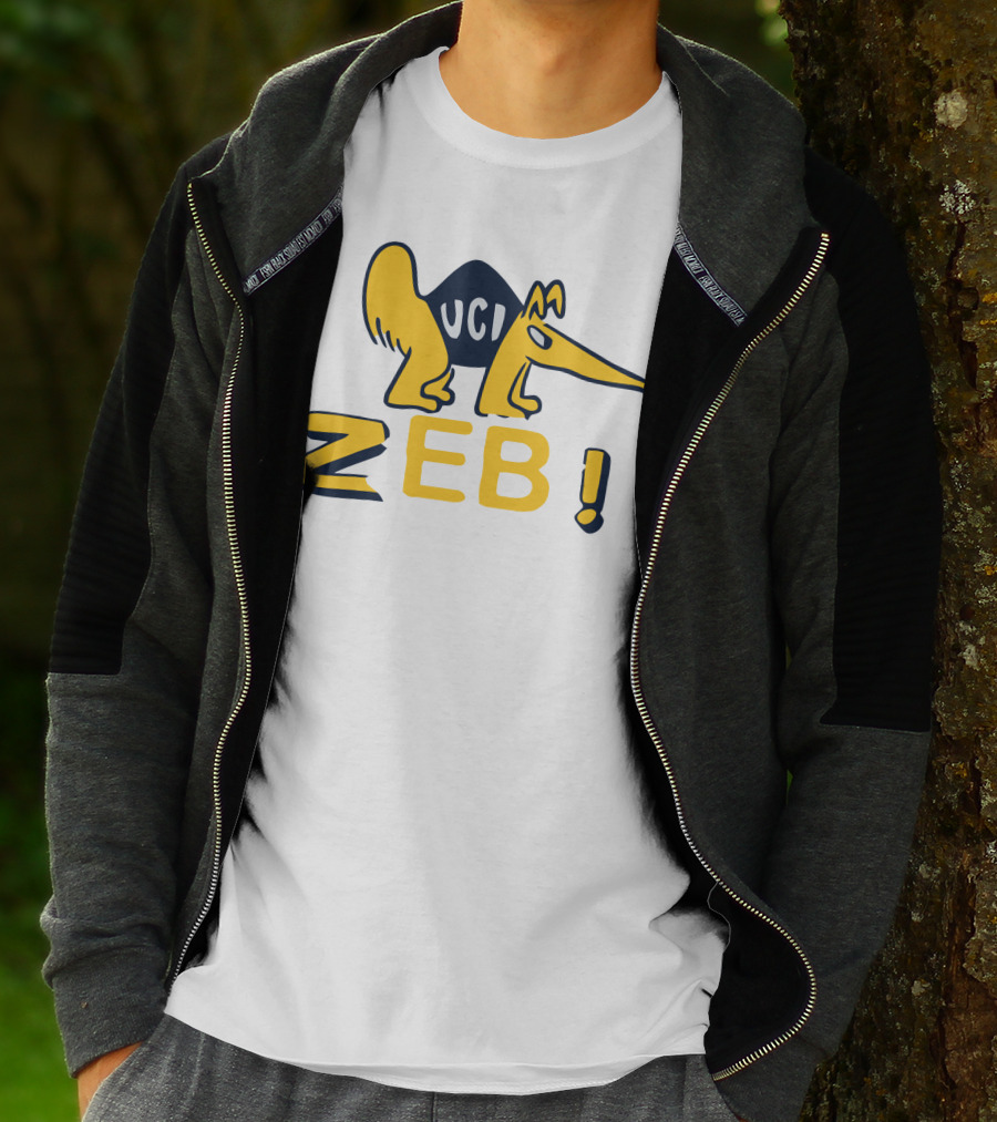 UCI Zeb Baseball Anteater T-Shirt