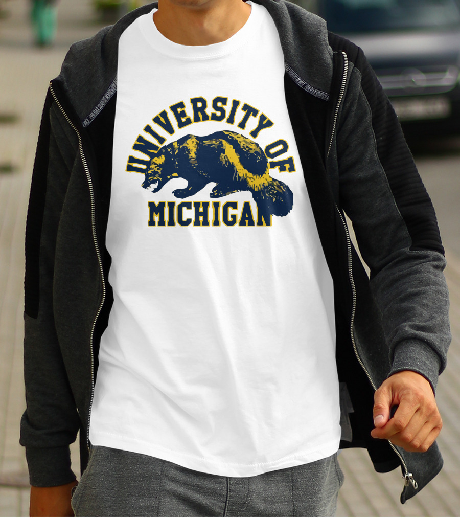 University Of Michigan Wolverines Vintage Wolverine T-Shirt