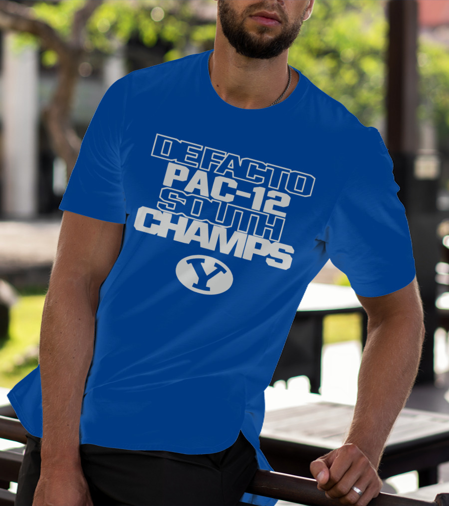 DEFACTO PAC-12 SOUTH CHAMPS BYU Y T-Shirt