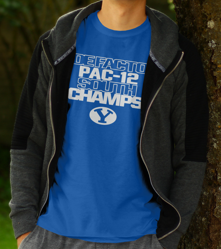 DEFACTO PAC-12 SOUTH CHAMPS BYU Y T-Shirt