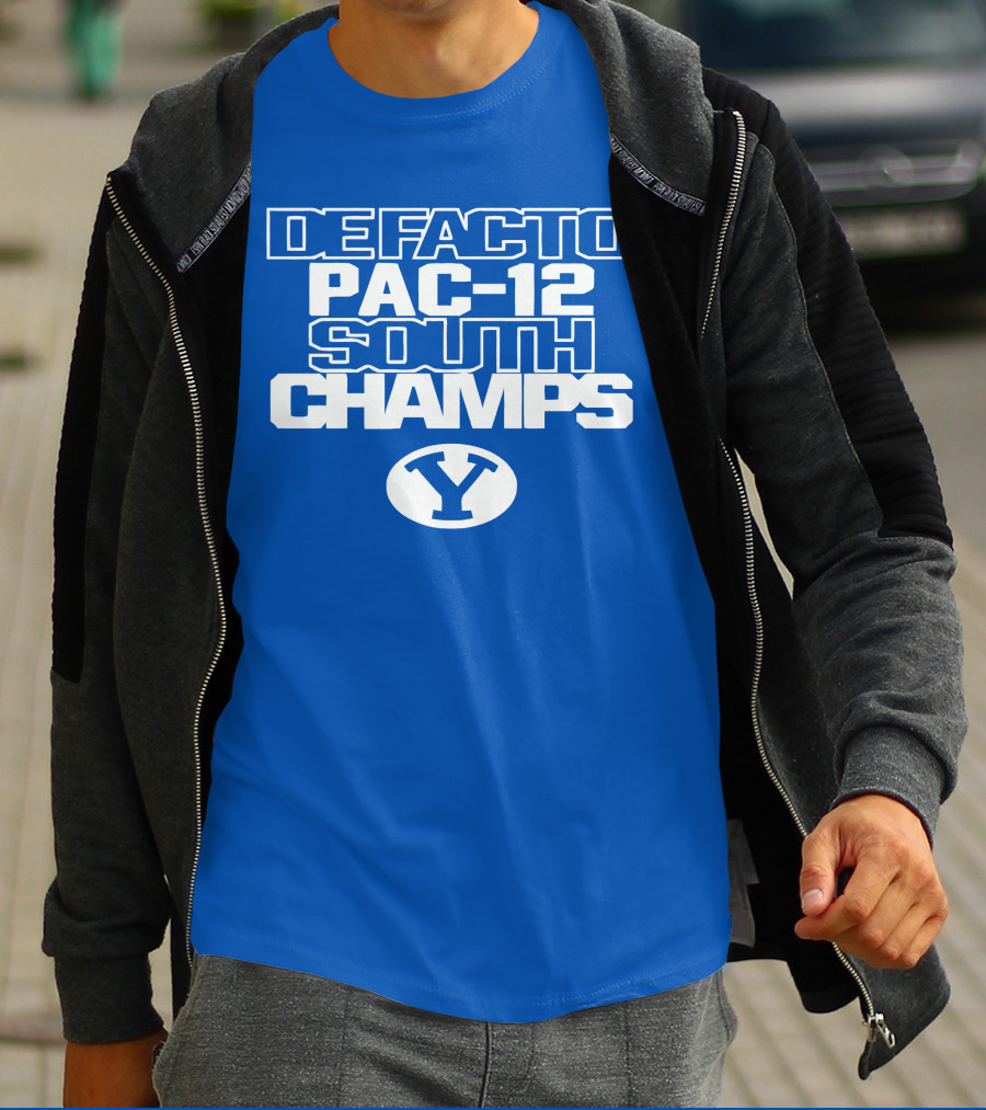DEFACTO PAC-12 SOUTH CHAMPS BYU Y T-Shirt