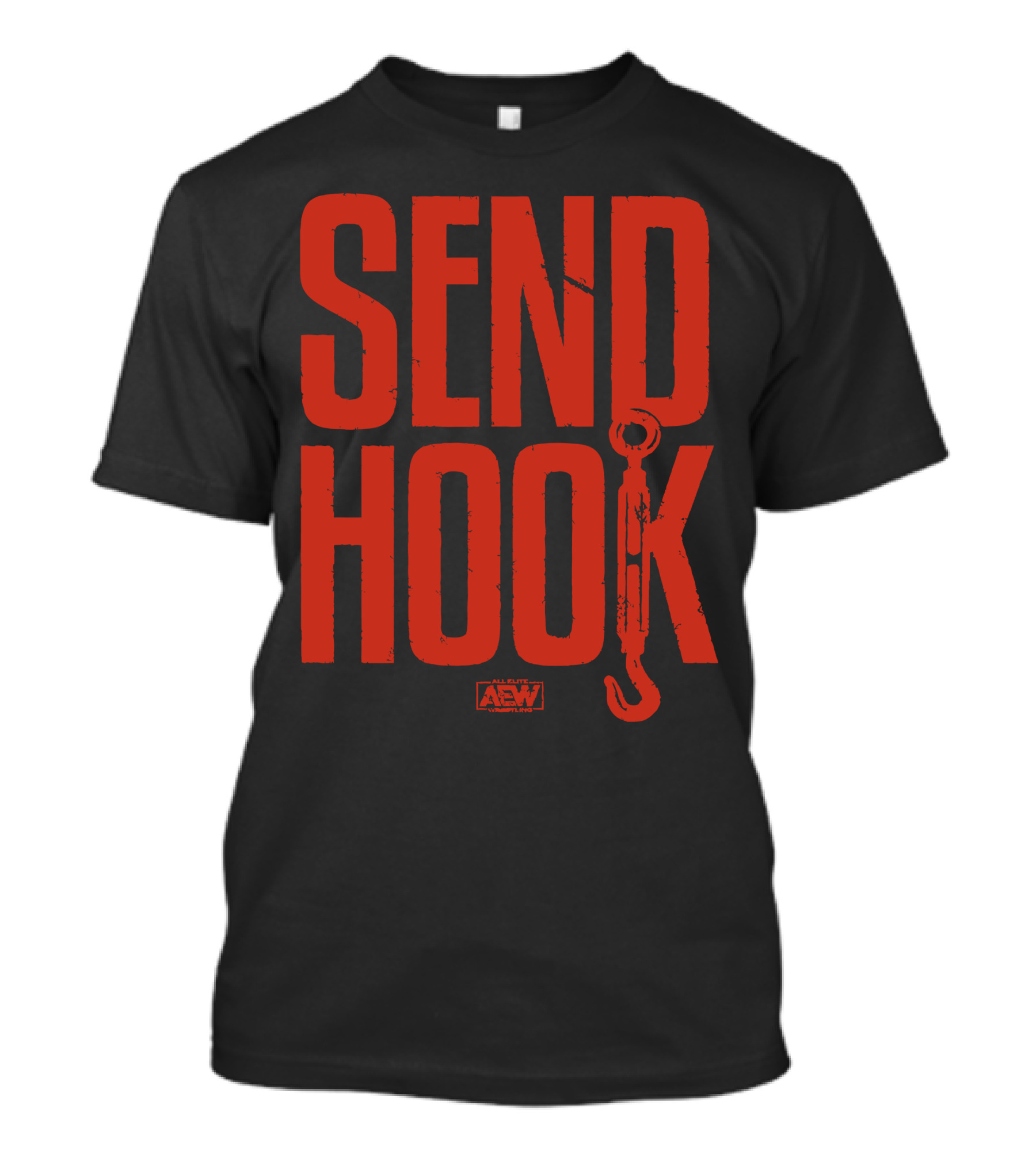 SEND HOOK AEW All Elite Wrestling Merchandise T-Shirt