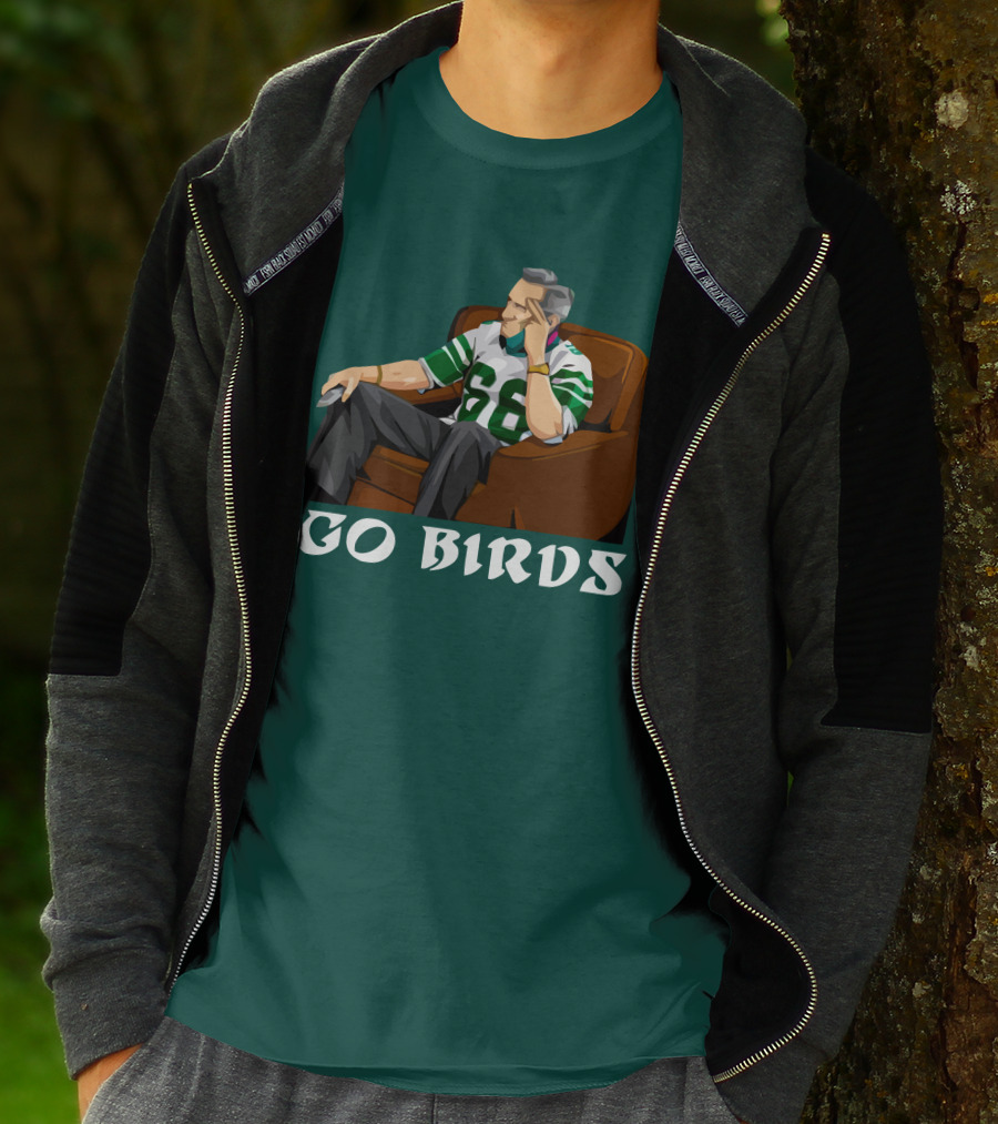 Go Birds Philadelphia Eagles Football 66 Jersey Fan T-Shirt