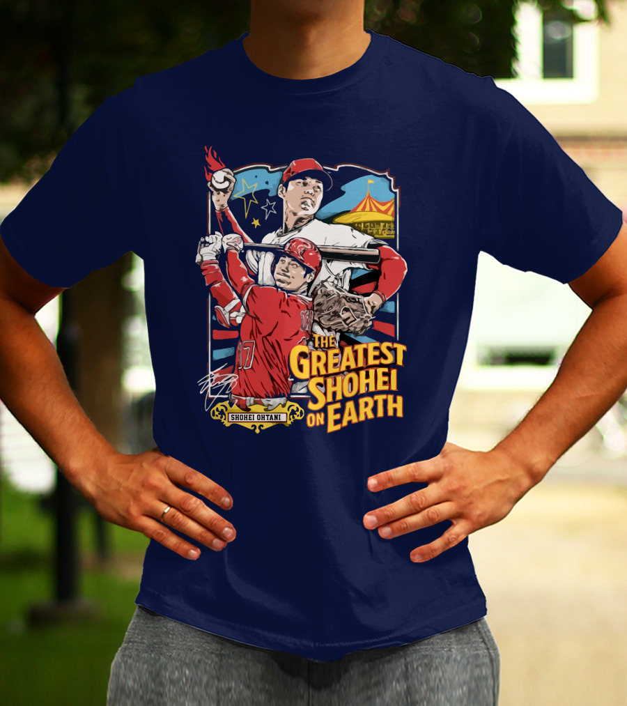 Shohei Ohtani Pitcher And Batter The Greatest Shohei On Earth T-Shirt
