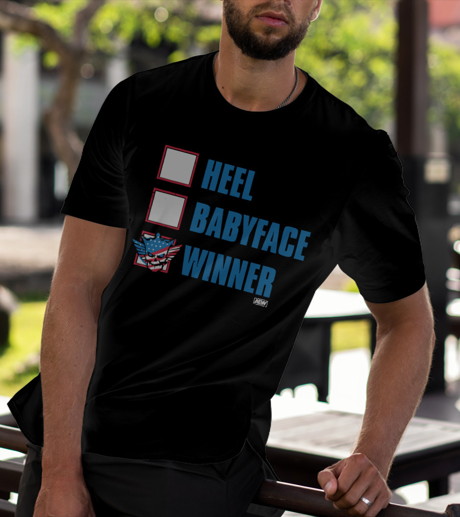 Cody Rhodes Heel Babyface Winner AEW American Eagle T-Shirt