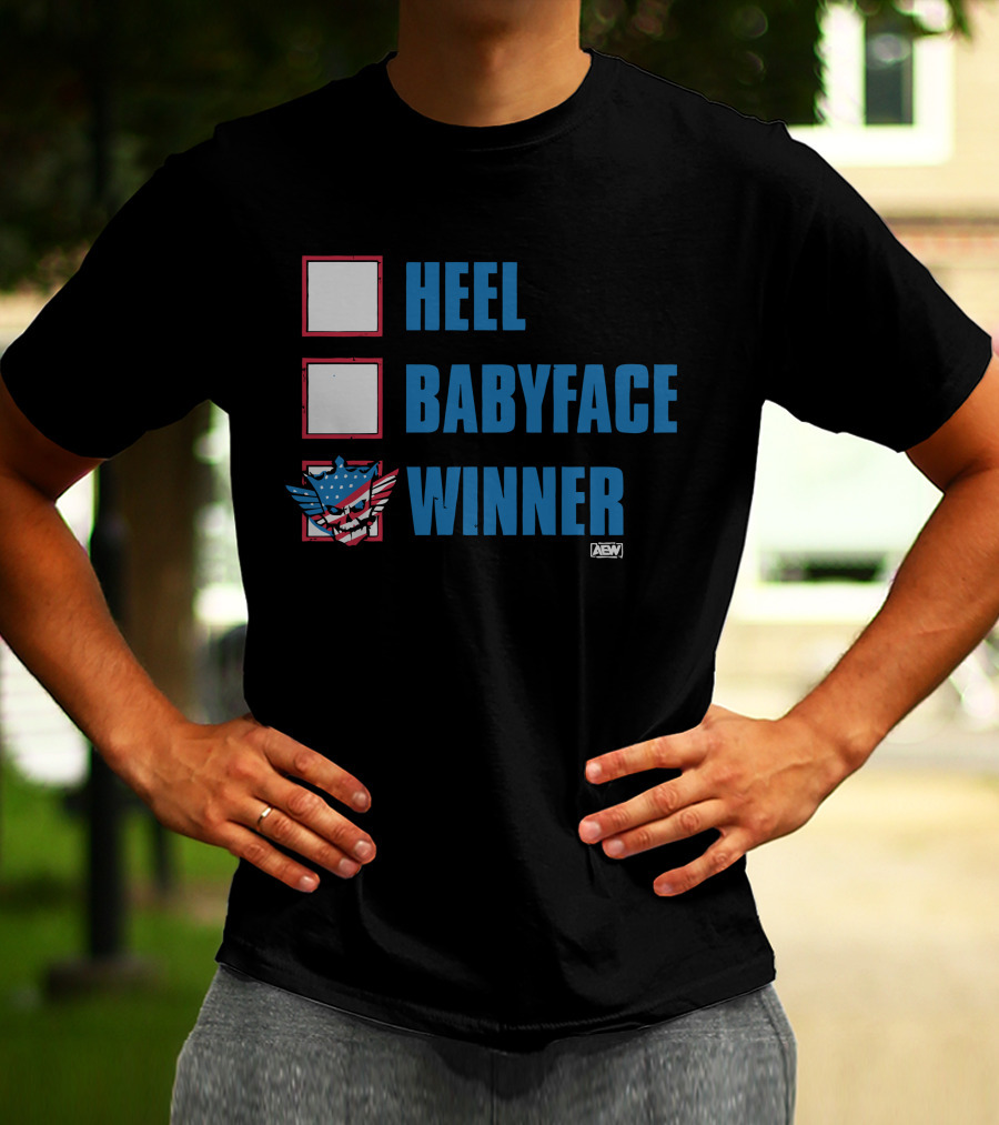 Cody Rhodes Heel Babyface Winner AEW American Eagle T-Shirt