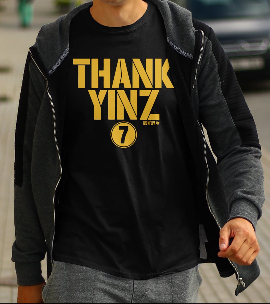 Thank Yinz 7 NFLPA Ben Roethlisberger Shop T-Shirt