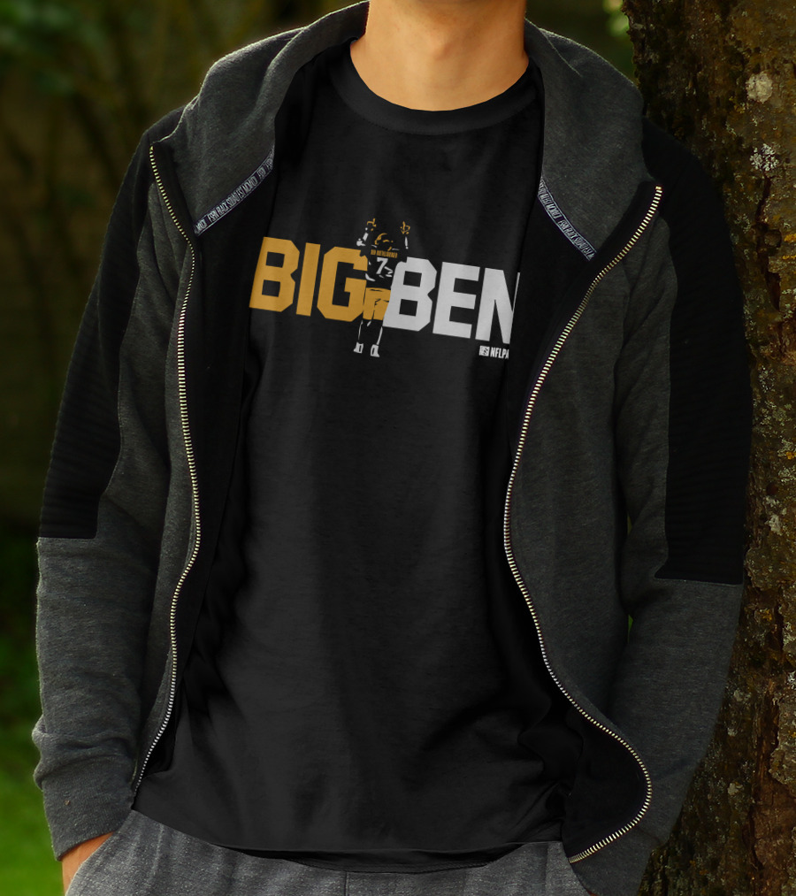 BIG BEN Ben Roethlisberger One Last Time NFLPA T-Shirt