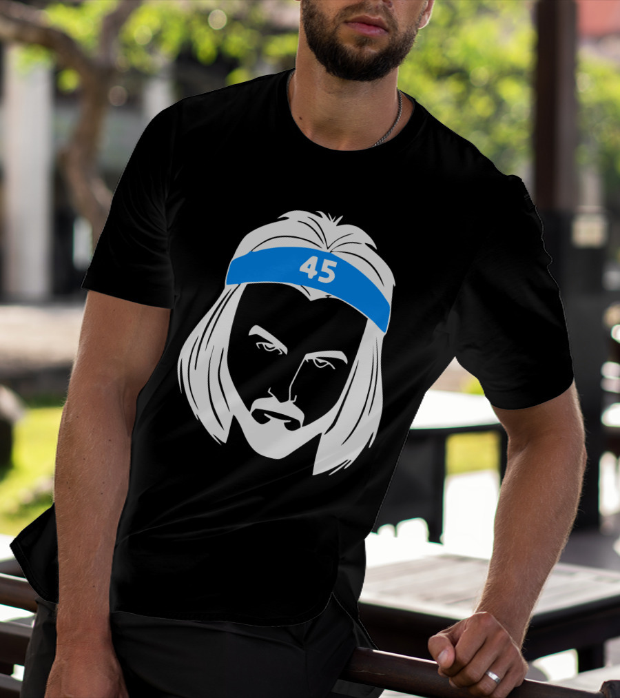 Brady Manek Tar Heel 45 Headband T-Shirt