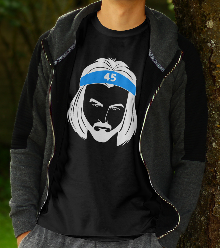 Brady Manek Tar Heel 45 Headband T-Shirt