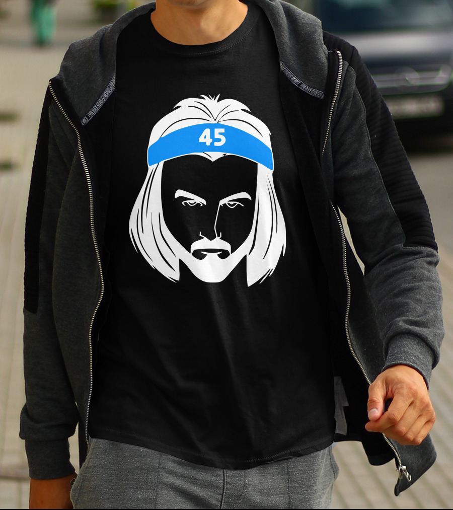 Brady Manek Tar Heel 45 Headband T-Shirt