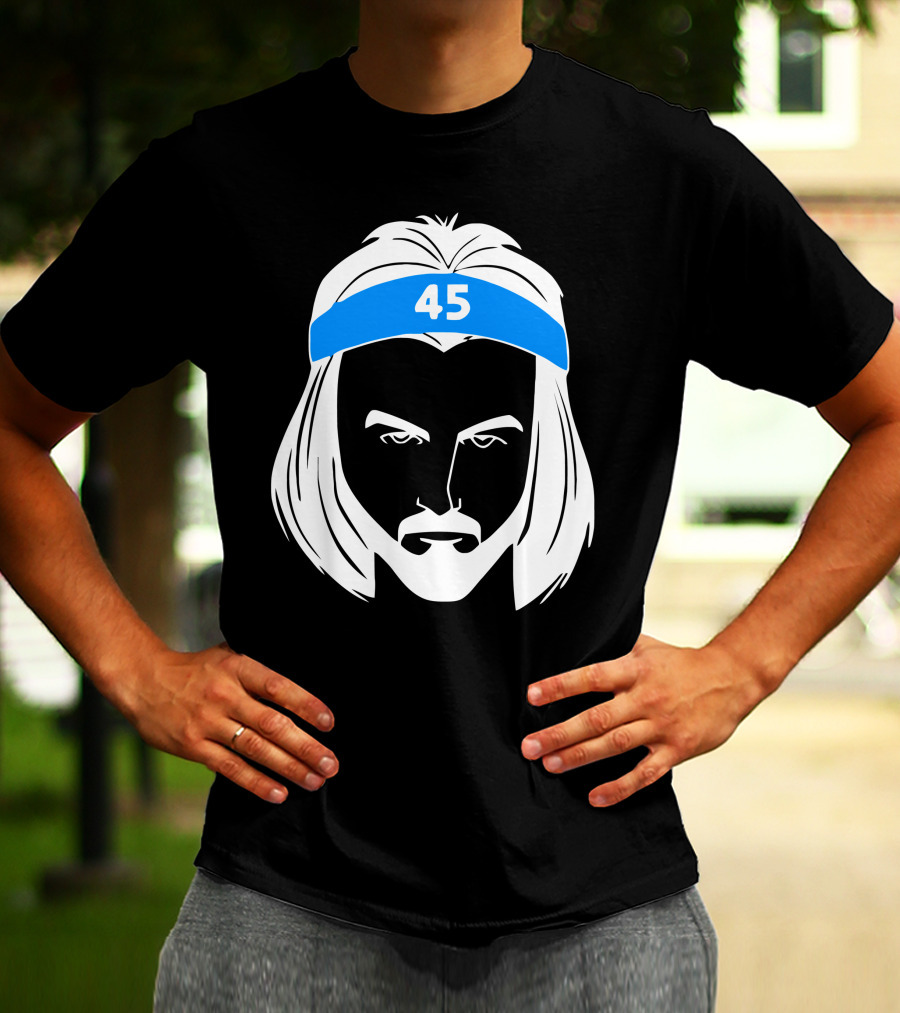 Brady Manek Tar Heel 45 Headband T-Shirt