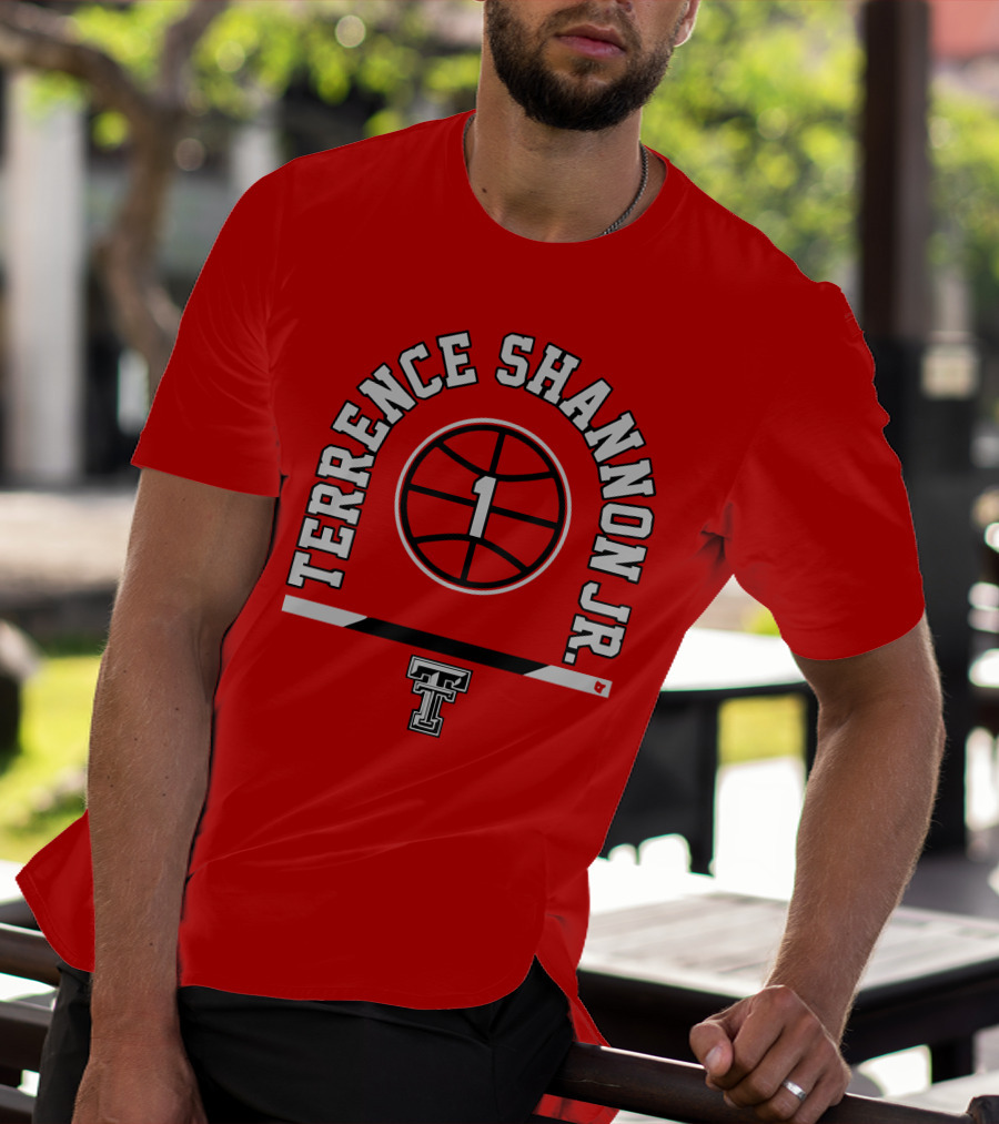 Terrence Shannon Jr. Texas Tech Basketball Number 1 T-Shirt