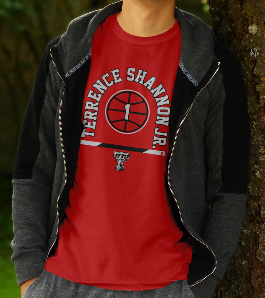 Terrence Shannon Jr. Texas Tech Basketball Number 1 T-Shirt