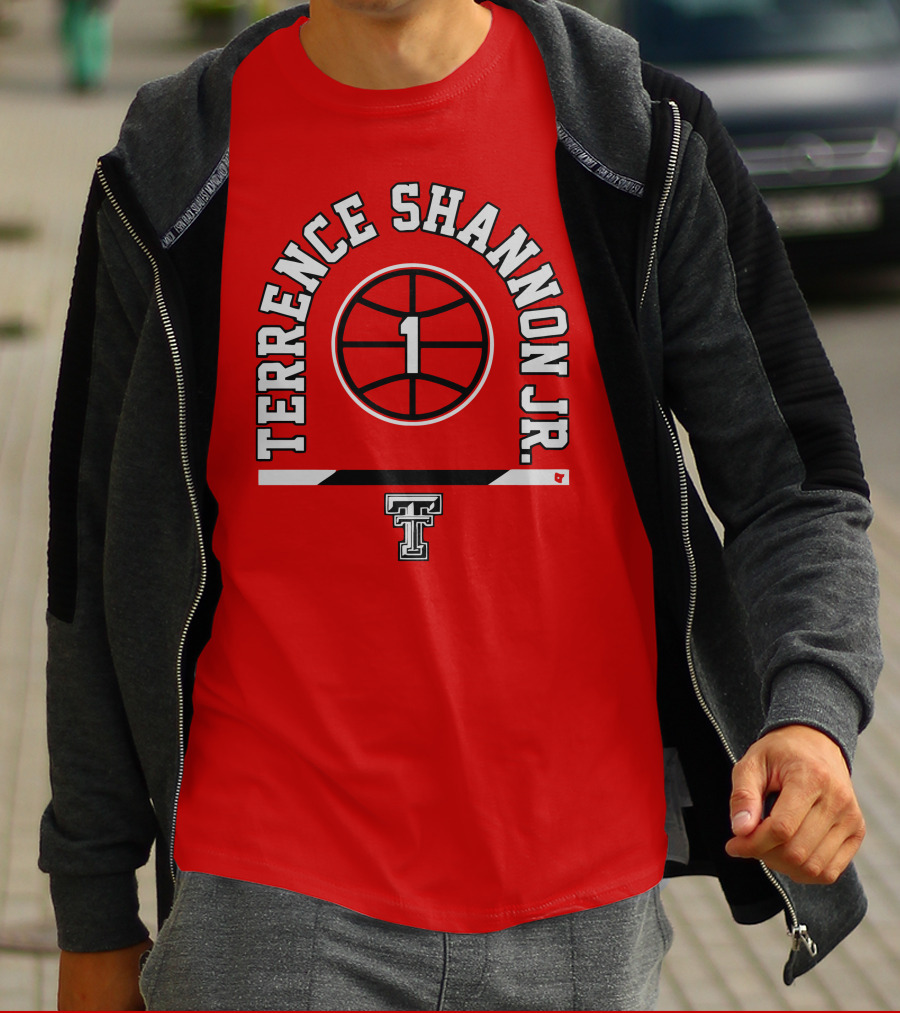 Terrence Shannon Jr. Texas Tech Basketball Number 1 T-Shirt