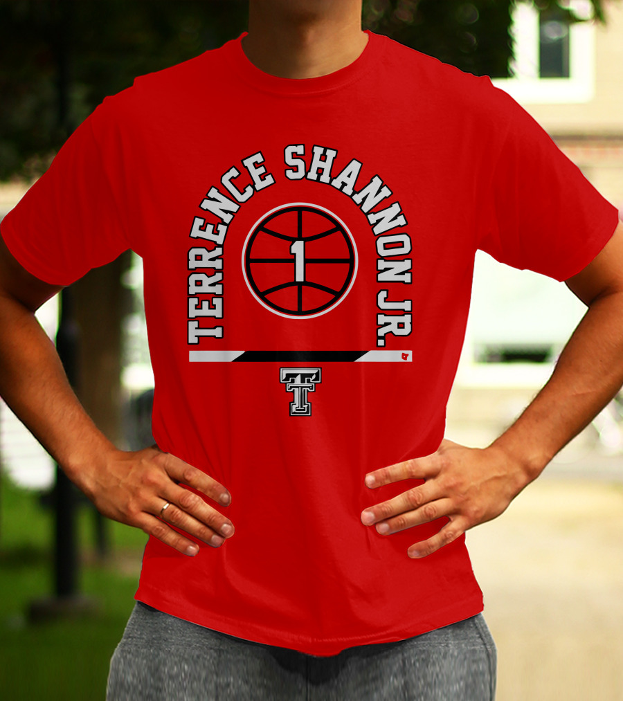 Terrence Shannon Jr. Texas Tech Basketball Number 1 T-Shirt