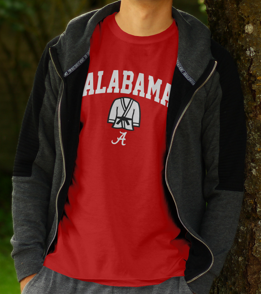 Alabama Kimono Logo With Football Script 'A' T-Shirt