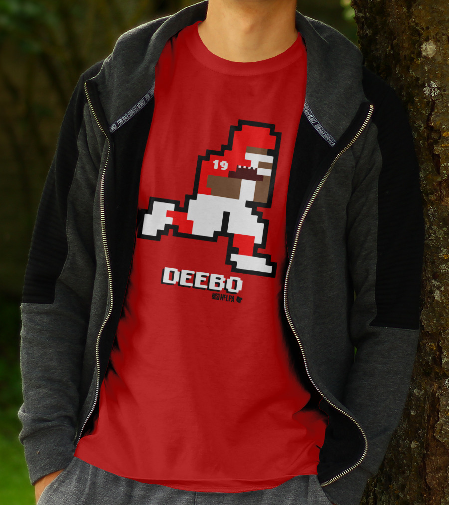 Deebo Samuel 8-Bit Retro NFLPA Number 19 Football T-Shirt