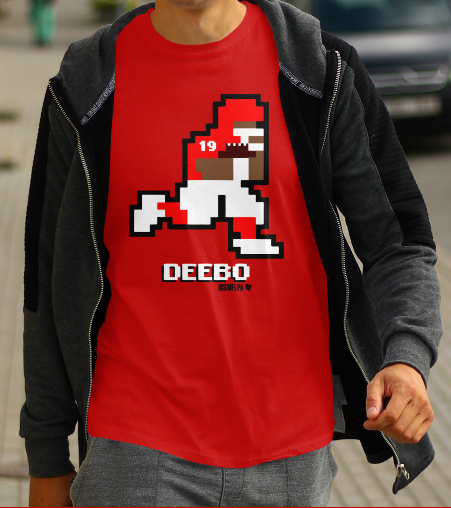 Deebo Samuel 8-Bit Retro NFLPA Number 19 Football T-Shirt