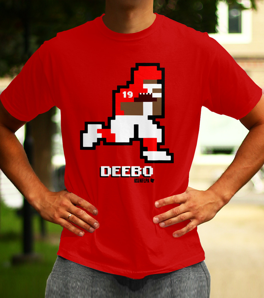 Deebo Samuel 8-Bit Retro NFLPA Number 19 Football T-Shirt