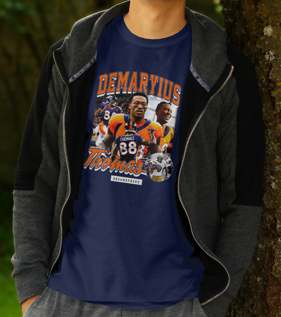 Von Miller Demaryius Thomas Dreamathon Denver Broncos Tribute 88 T-Shirt