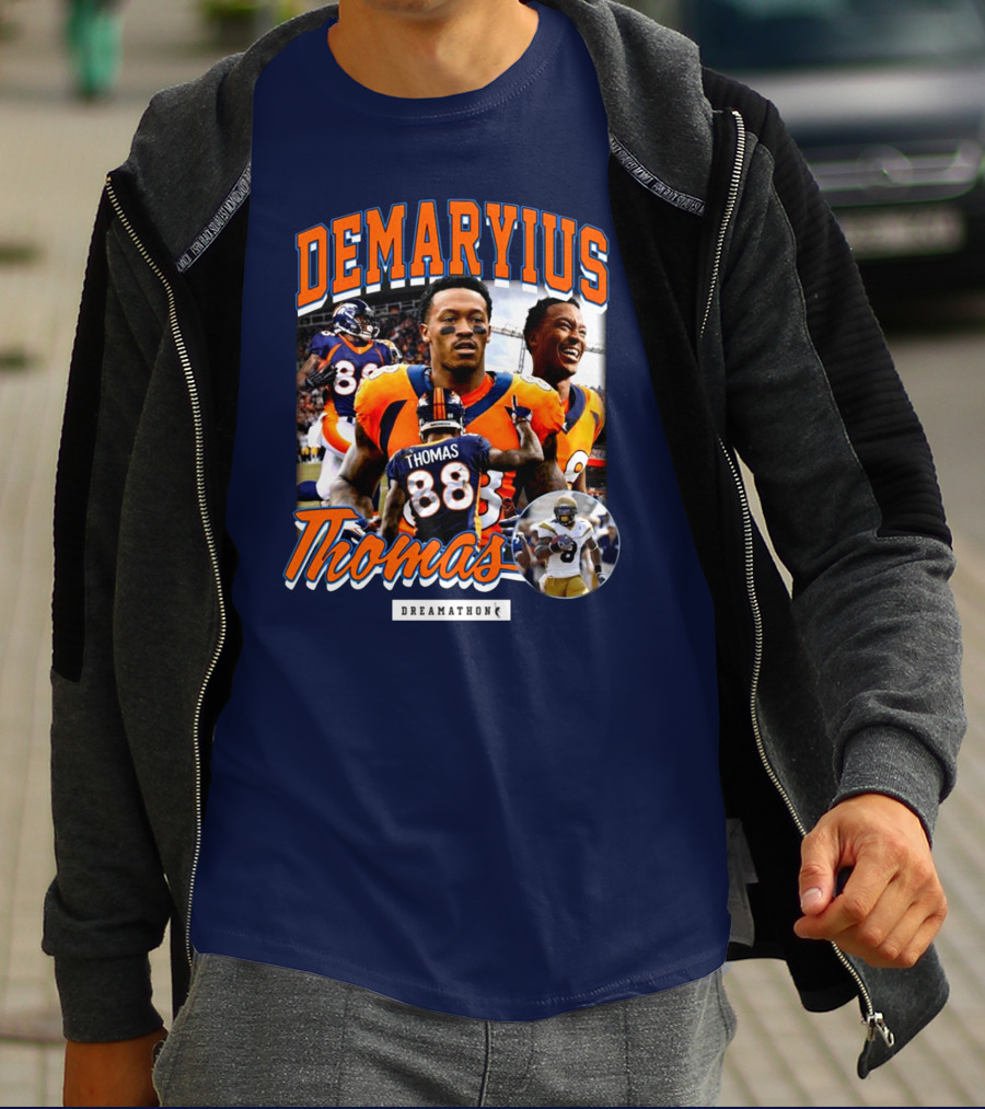 Von Miller Demaryius Thomas Dreamathon Denver Broncos Tribute 88 T-Shirt