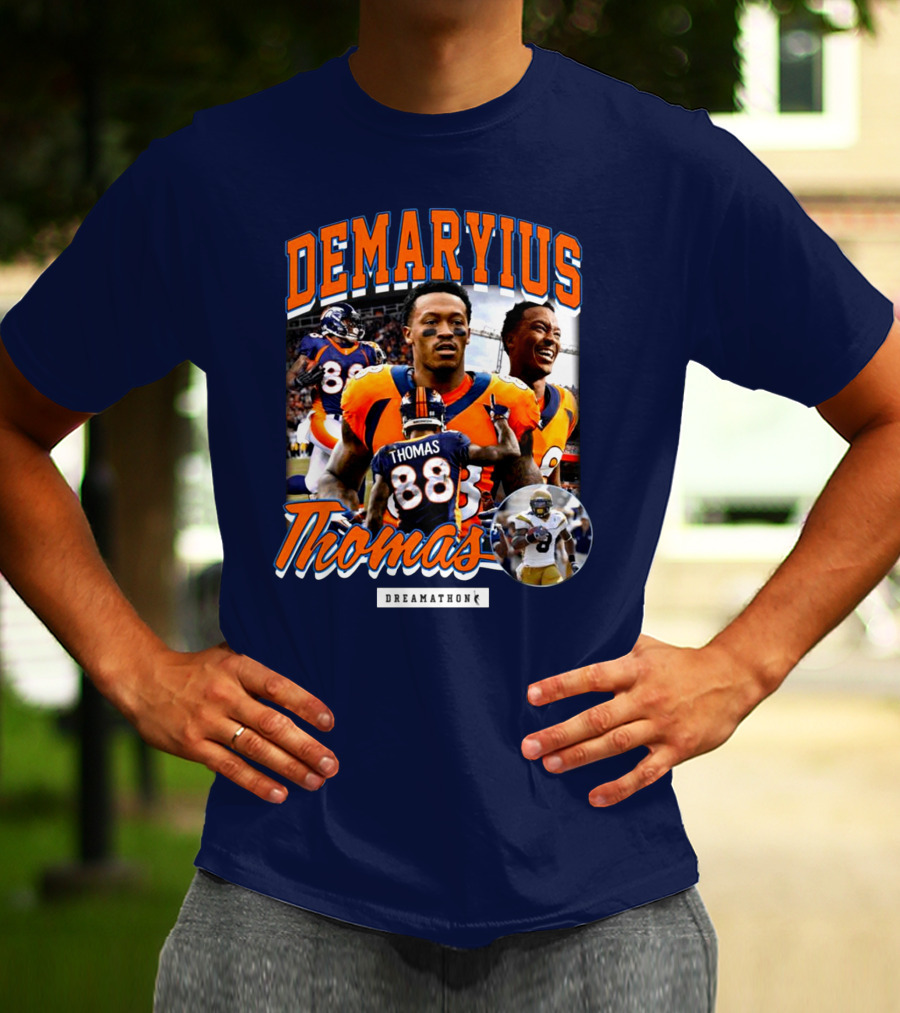 Von Miller Demaryius Thomas Dreamathon Denver Broncos Tribute 88 T-Shirt