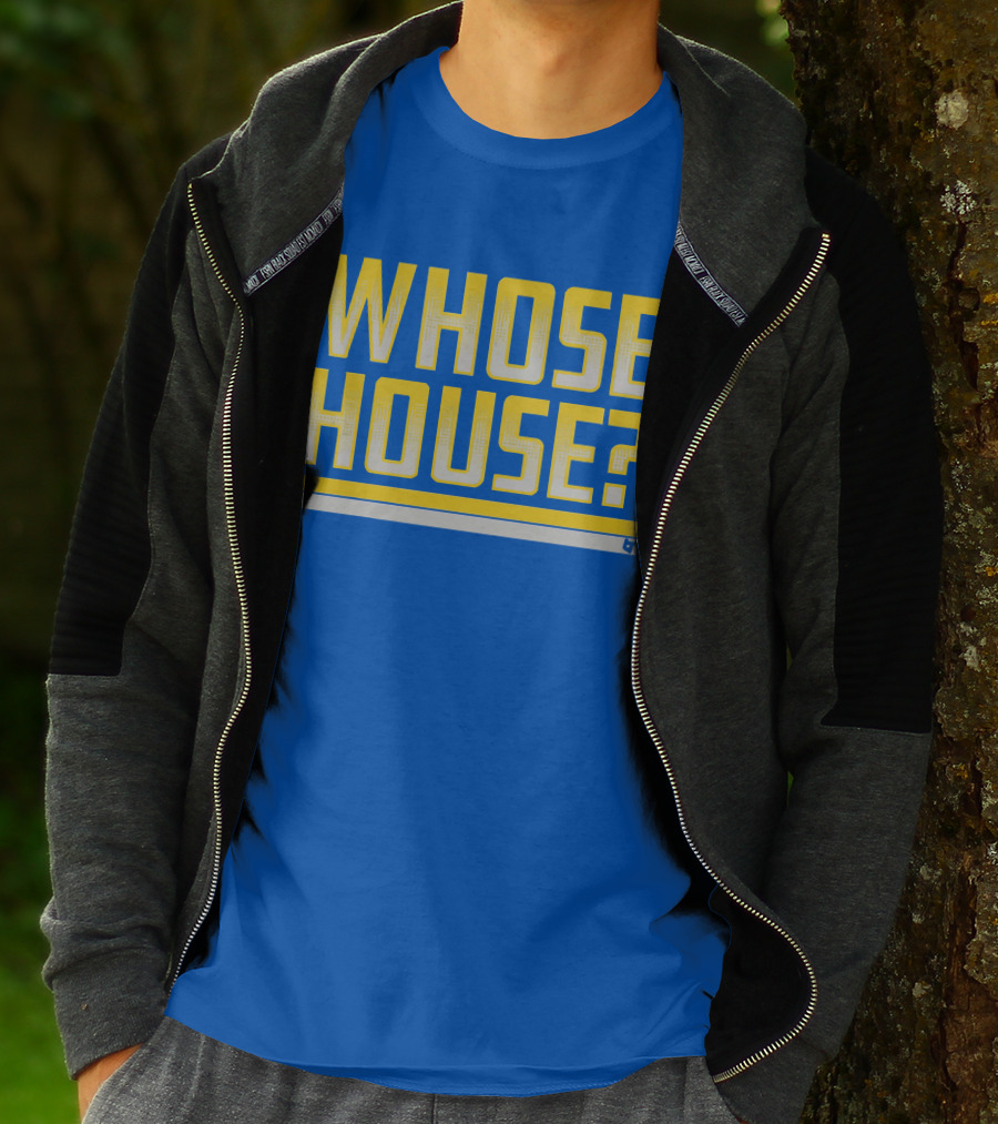 Los Angeles Rams Whose House Blue T-Shirt