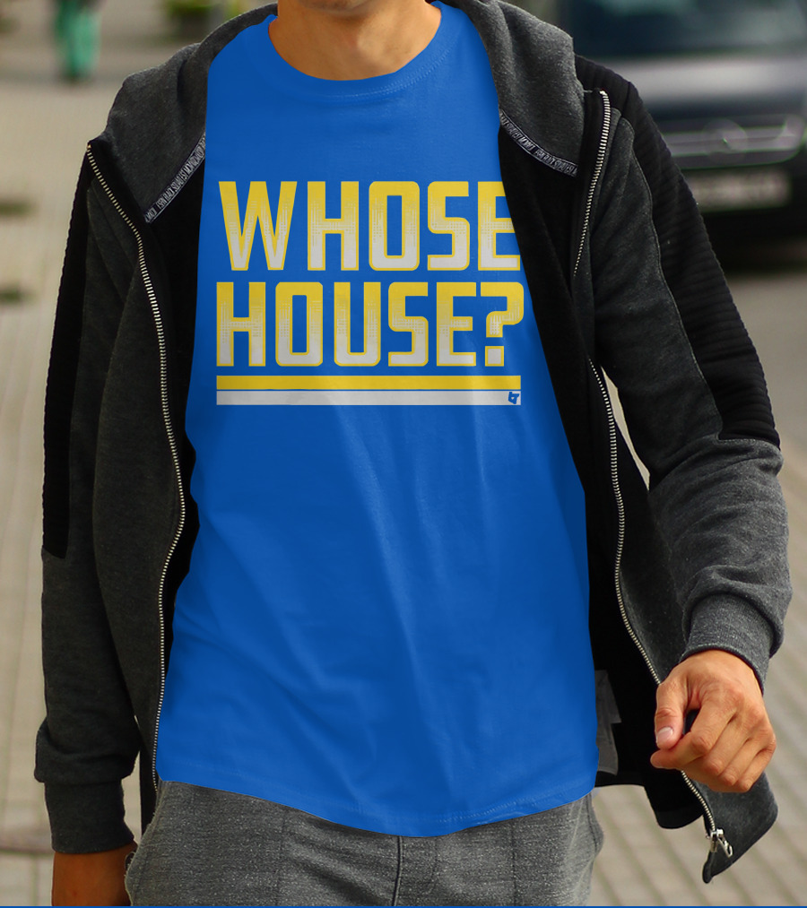 Los Angeles Rams Whose House Blue T-Shirt